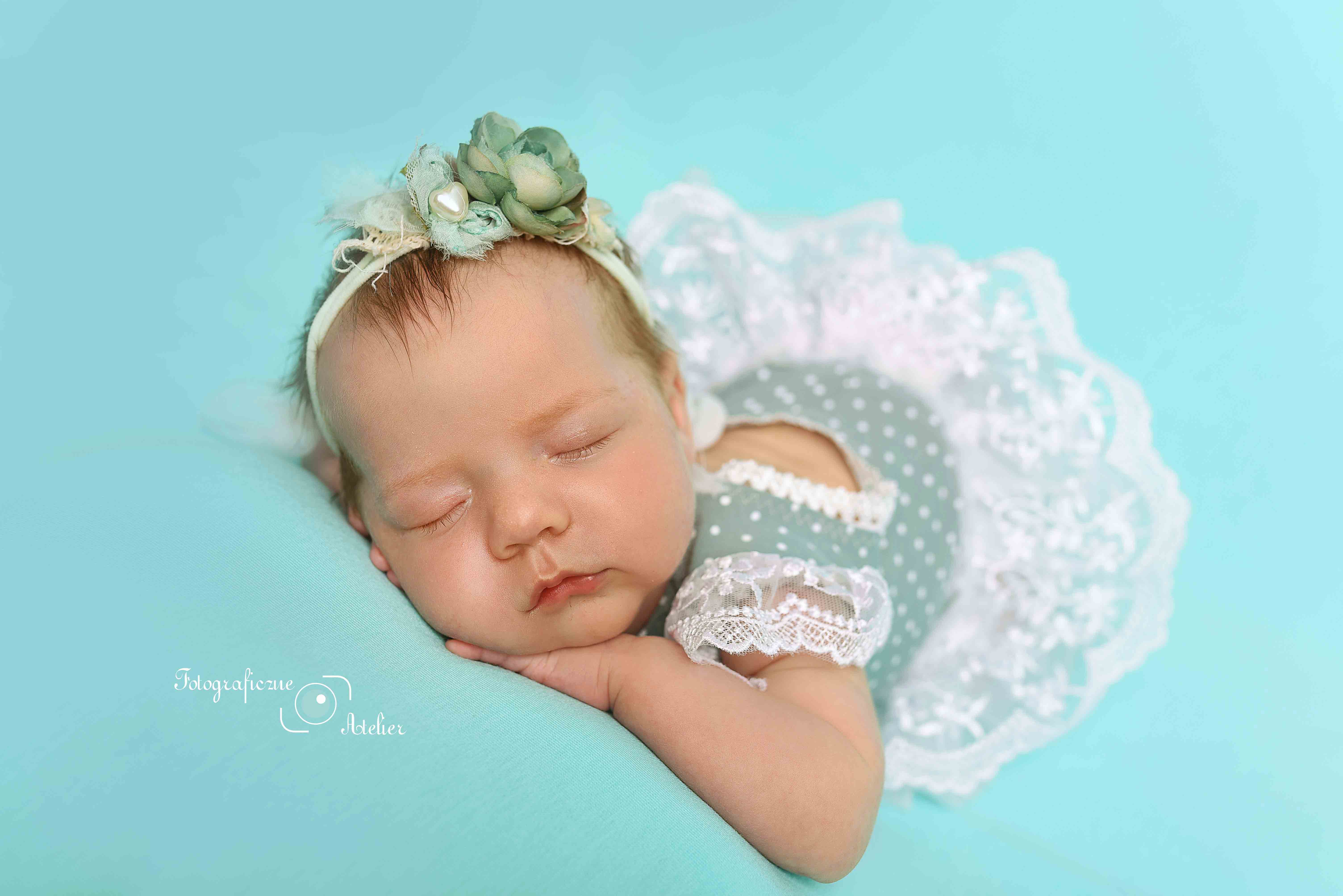 lazurowy noworodek