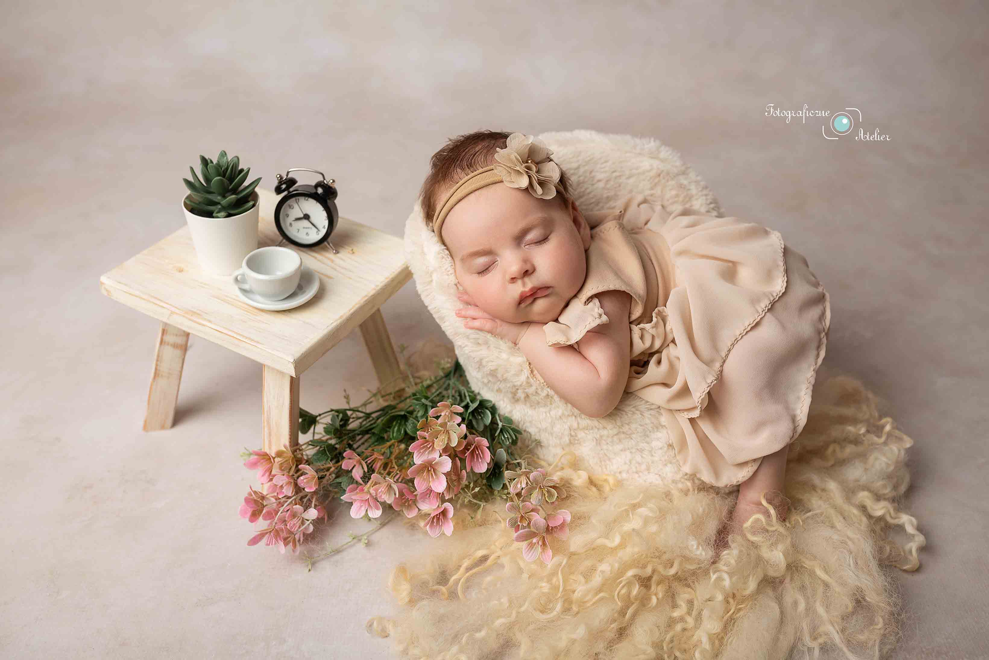 sesja fotograficzna z noworodkiem Poznań