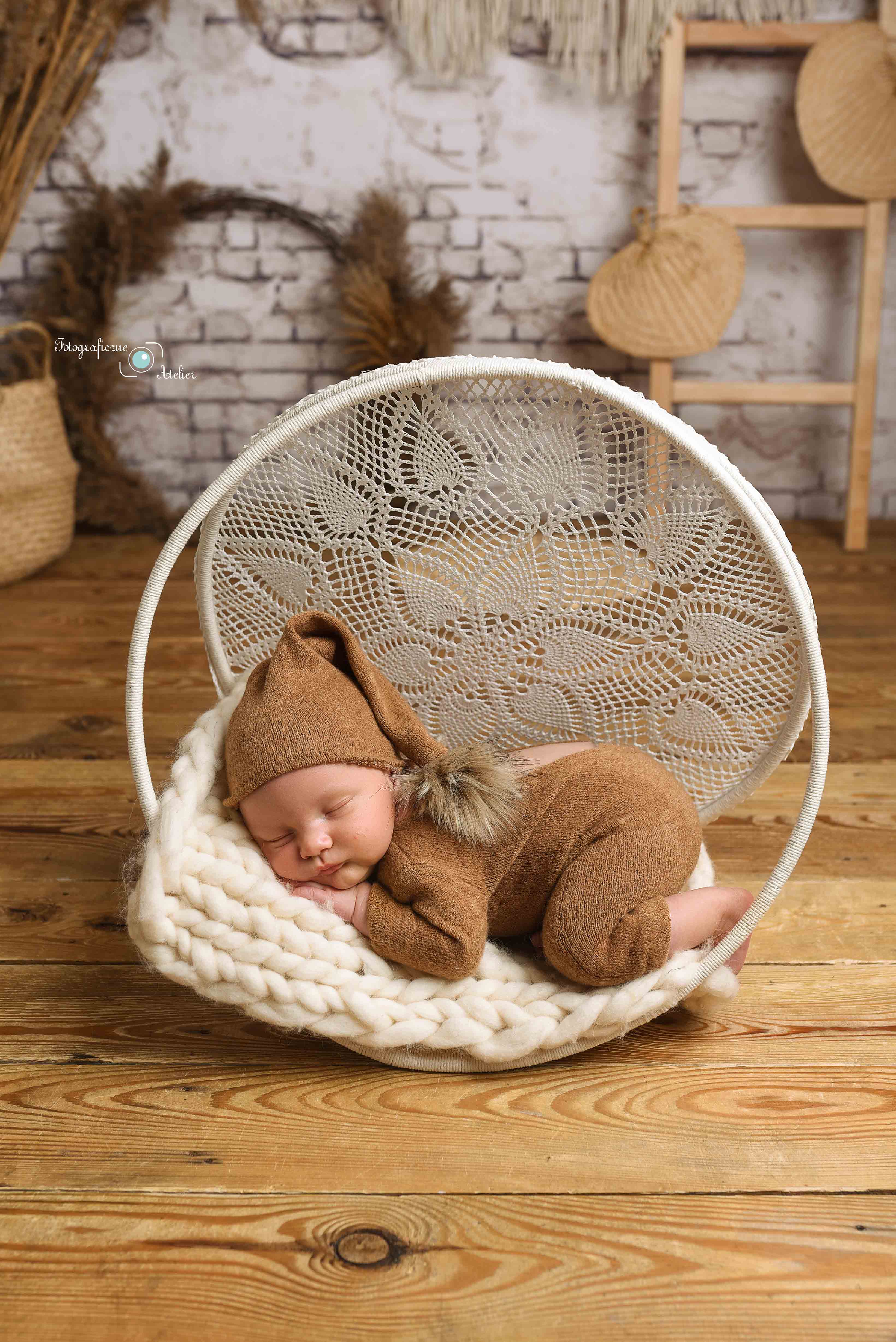 fotografia noworodkowa boho Poznań