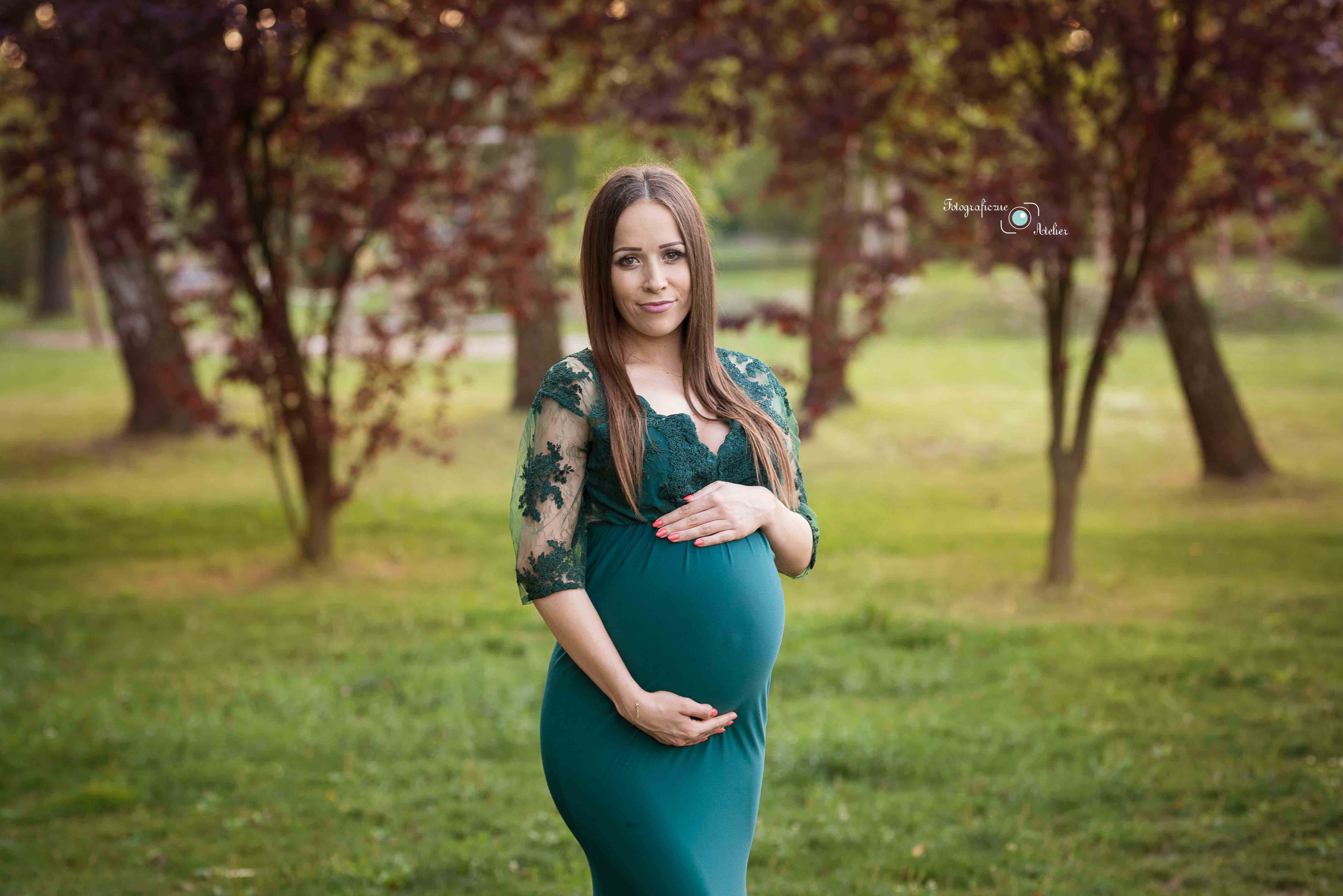 fotografia ciążowa park przeźmierowo