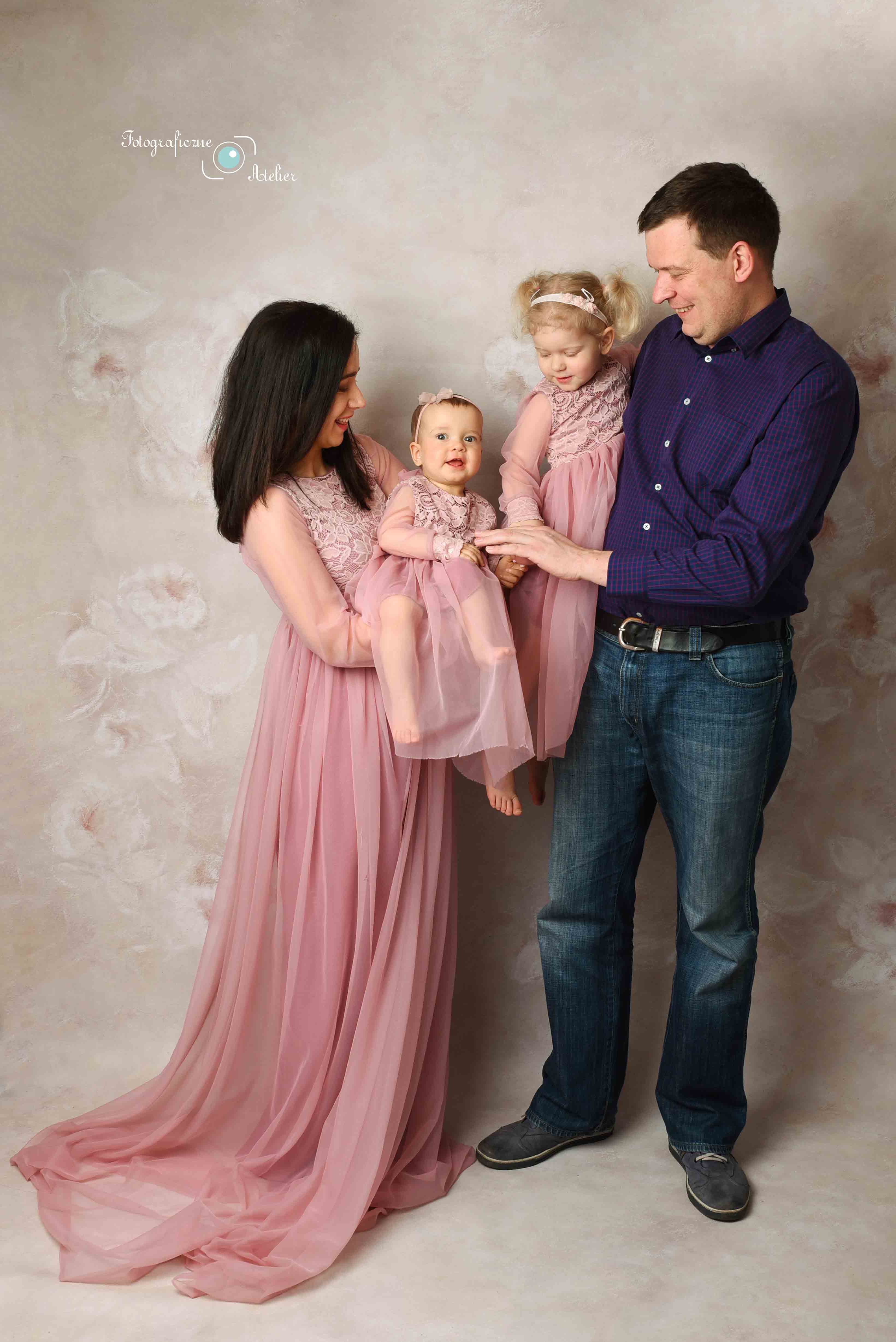 kwiatowa sesja rodzinna