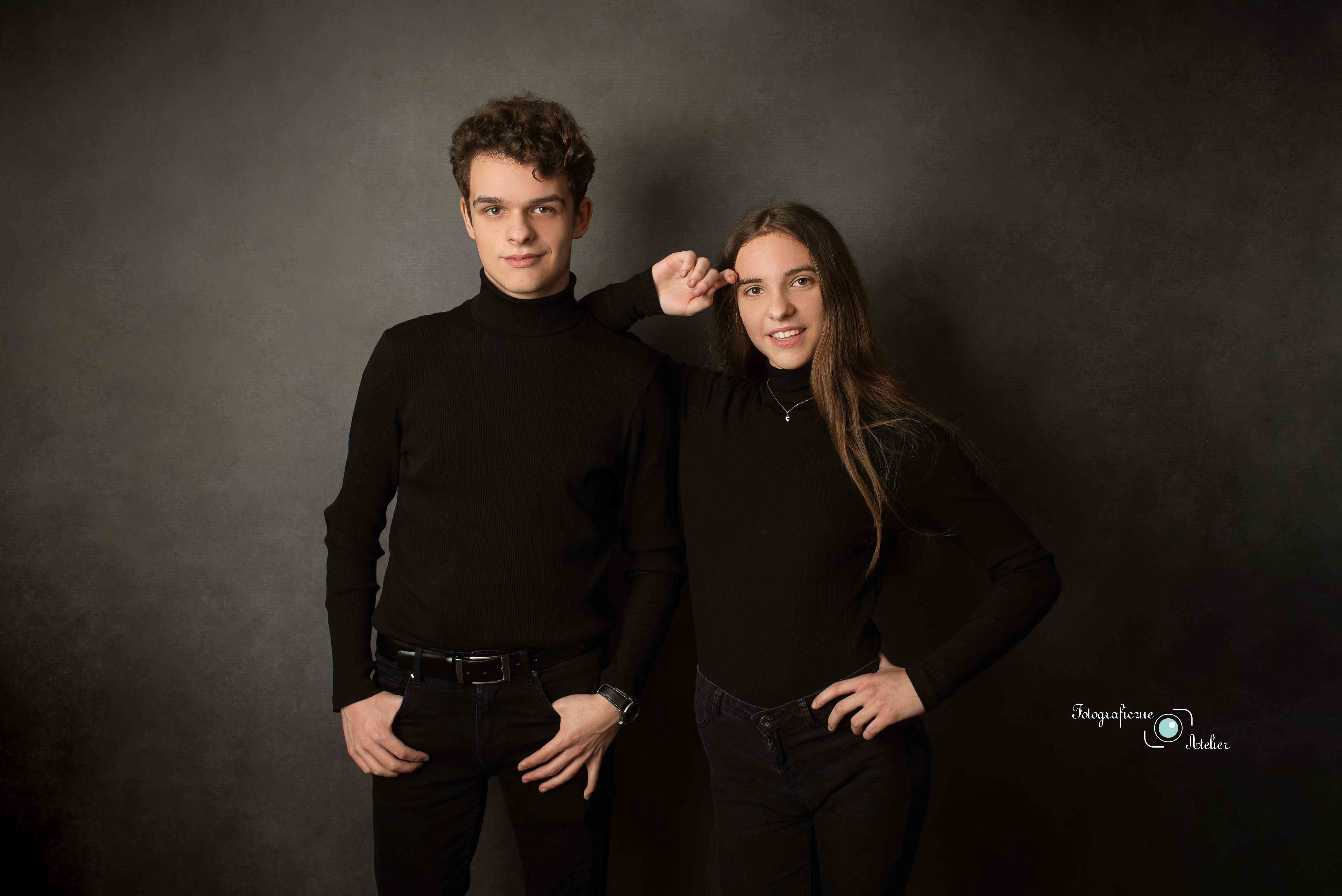 minimalistyczne zdjęcie rodzinne