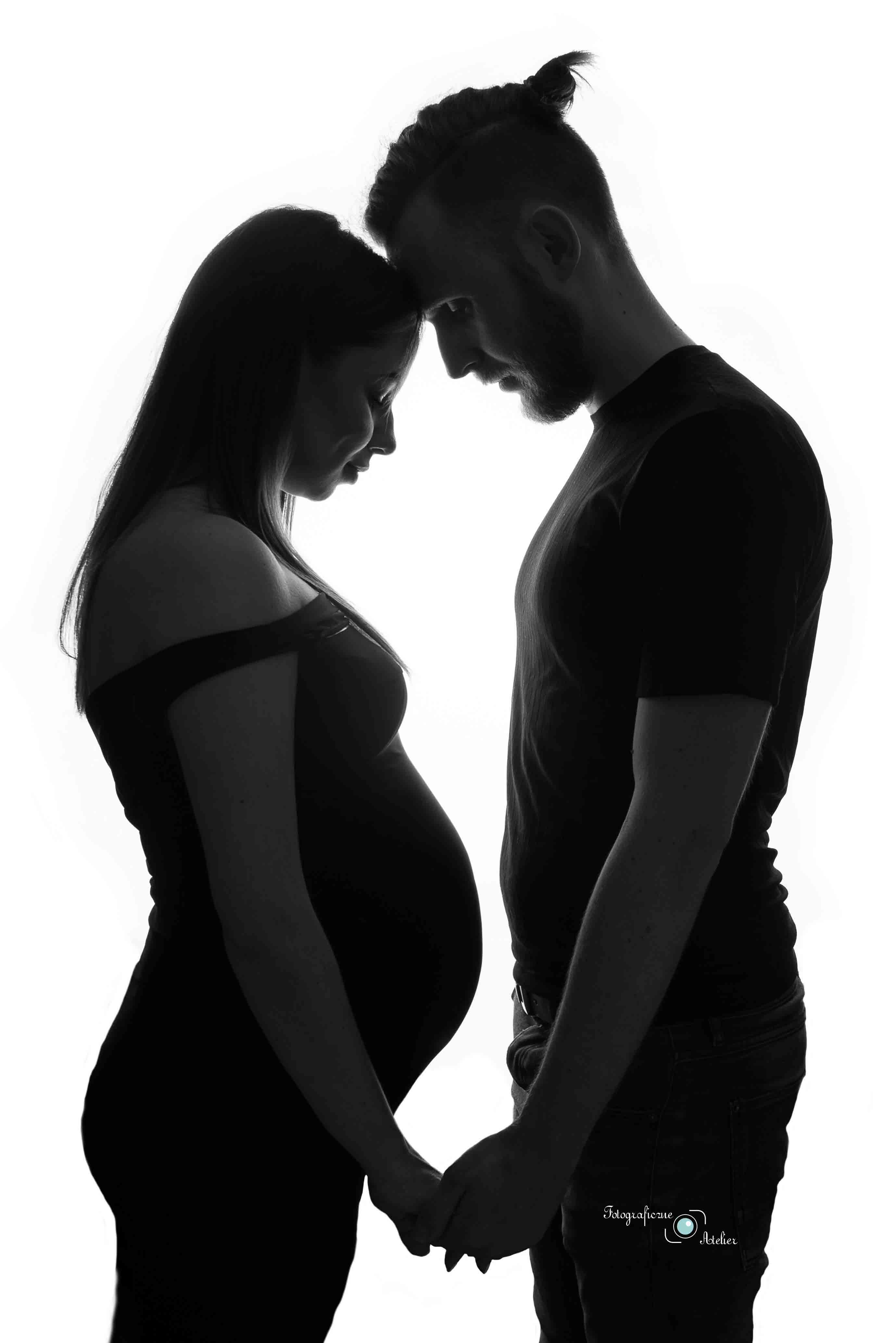 foto sesja ciążowa z facetem