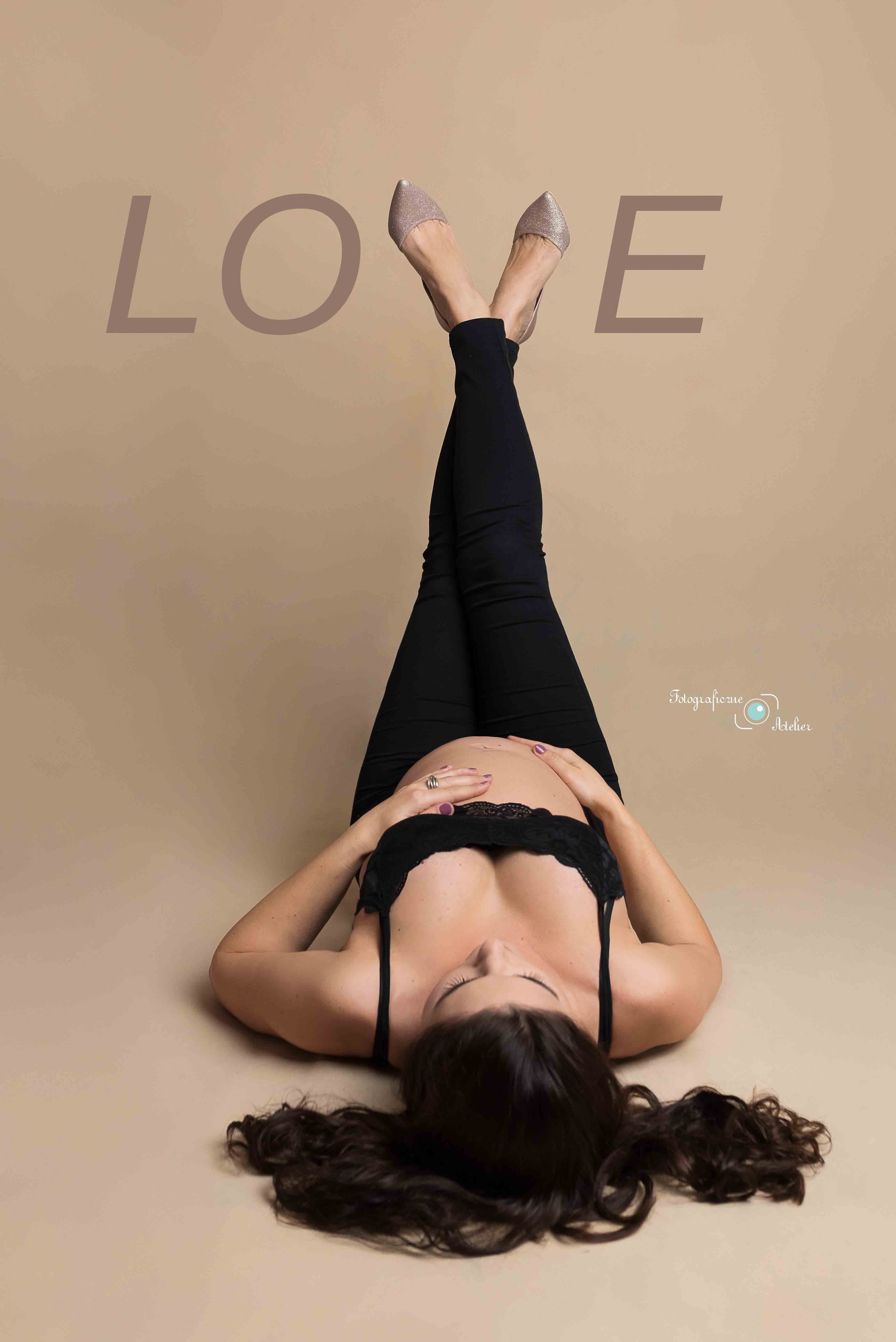 nietypowa sesja ciążowa poznań