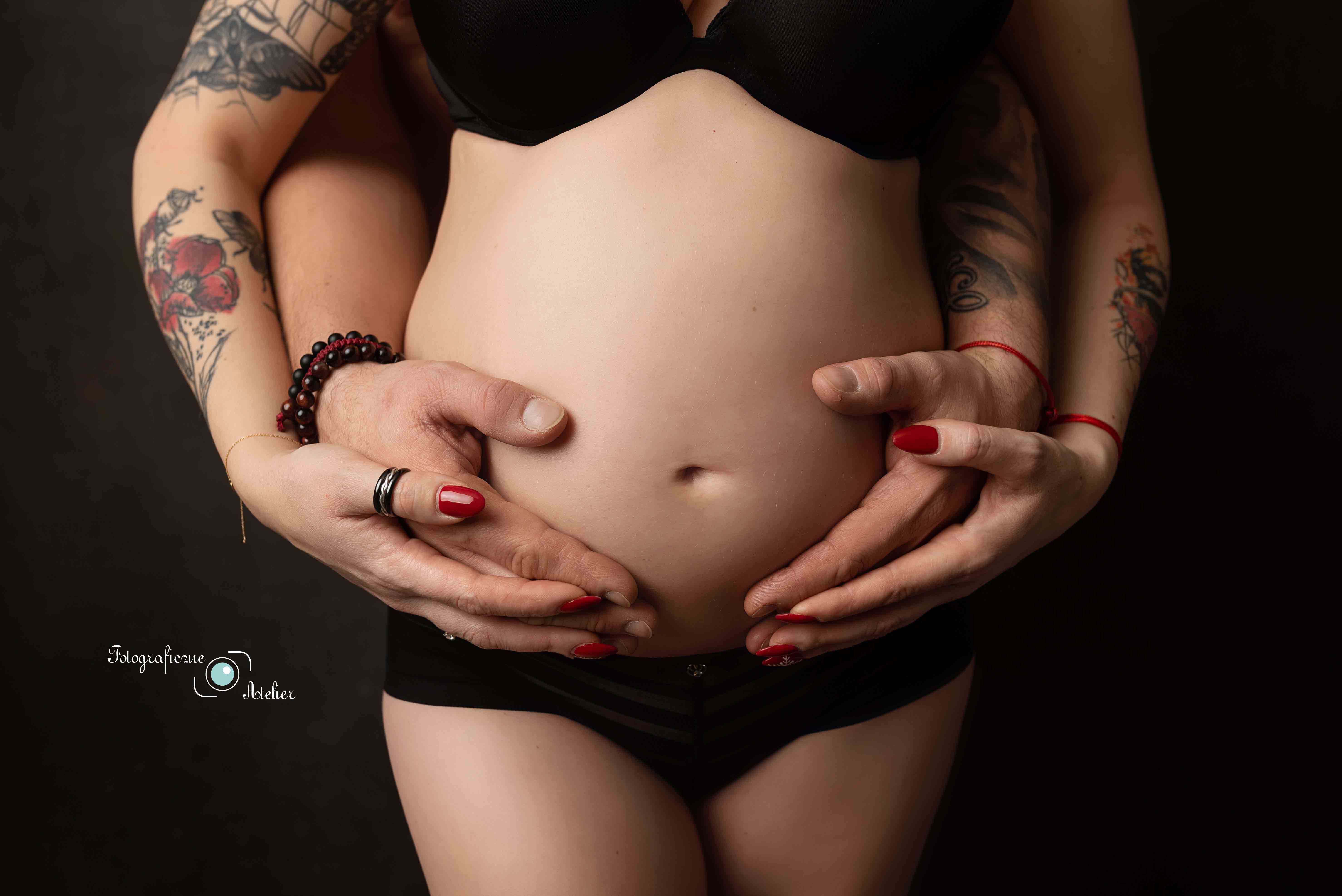 fotografia ciążowa z partnerem