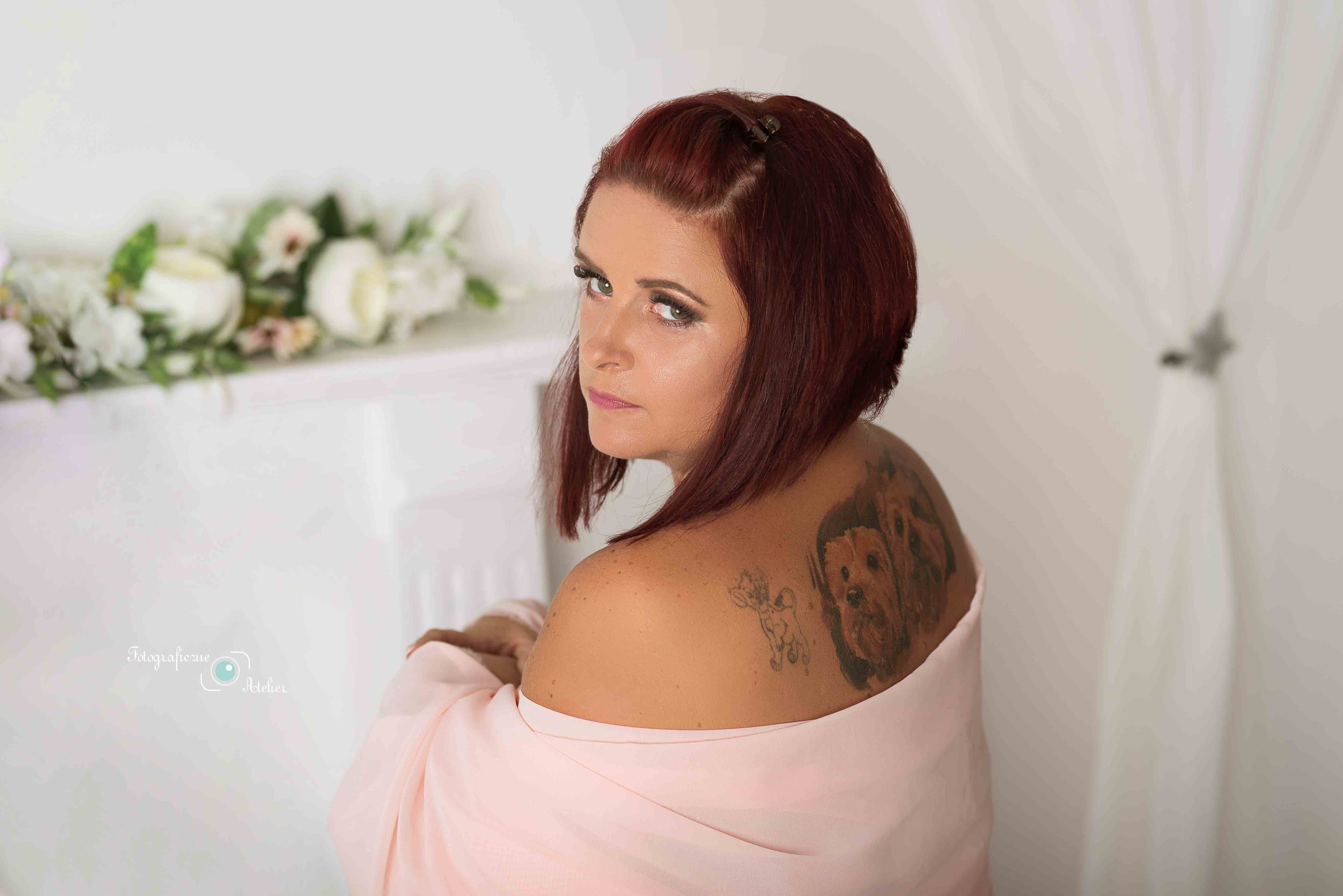 sesja studio kobieta