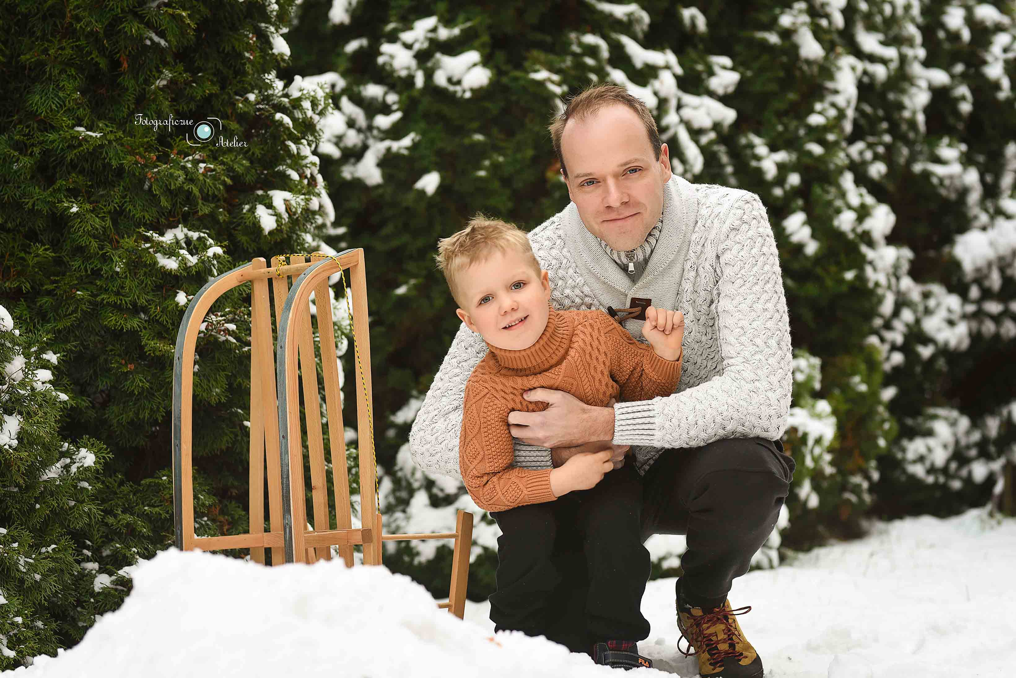 zimowa sesja rodzinna Poznań