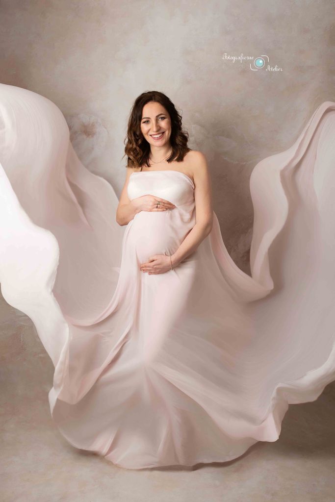 sesja ciążowa motyl