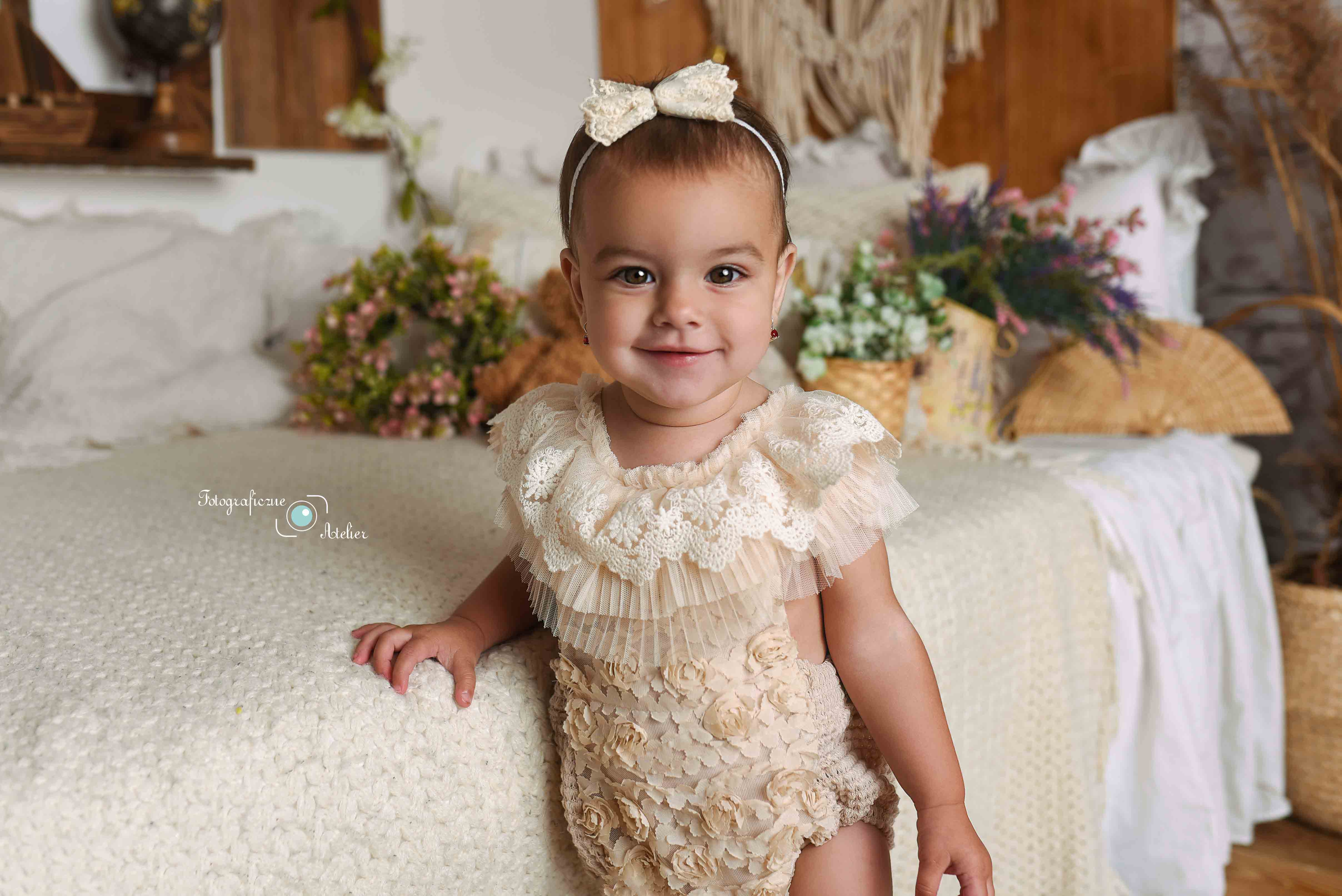 mała księżniczka sesja roczkowa