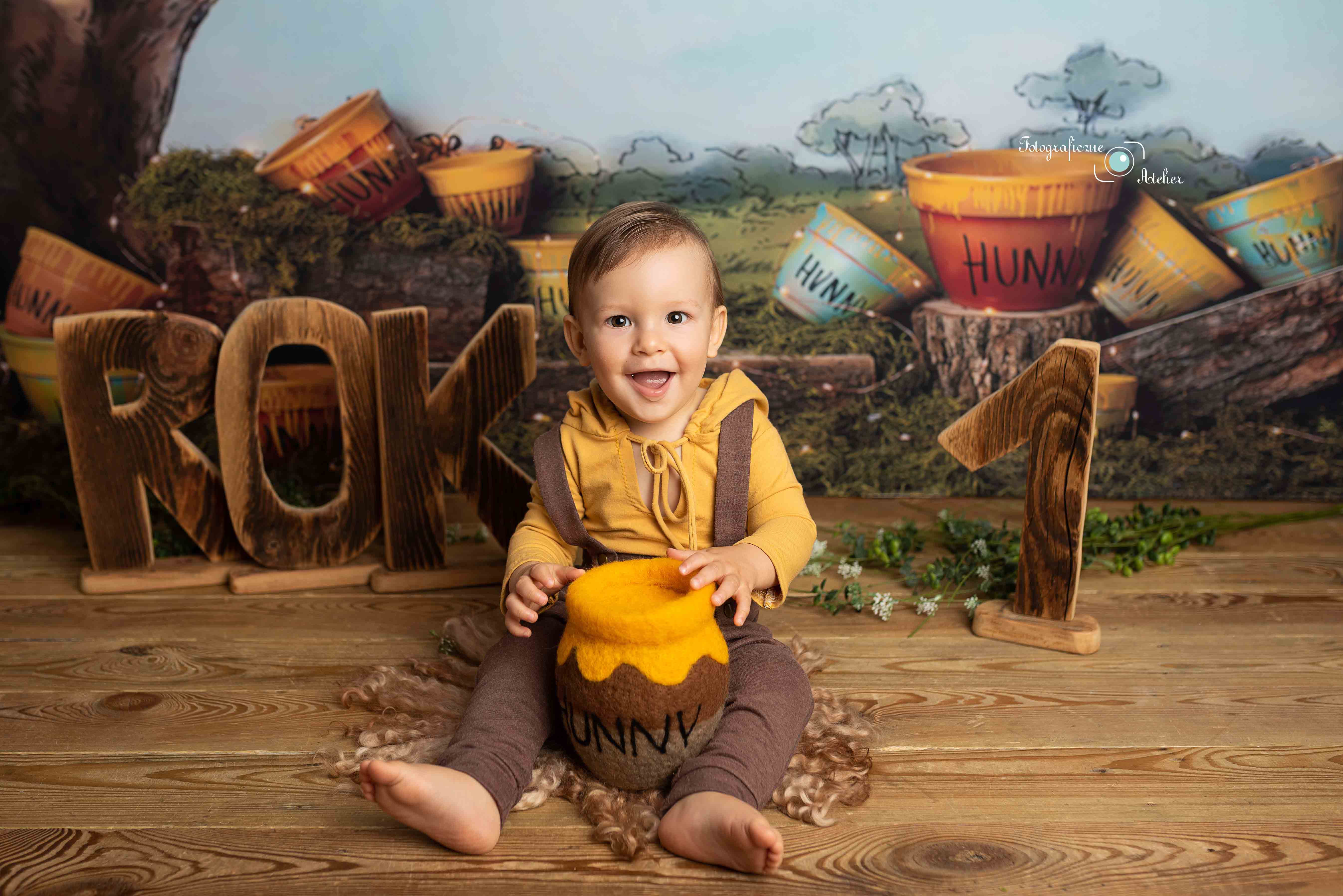 sesja roczkowa kubuś puchatek