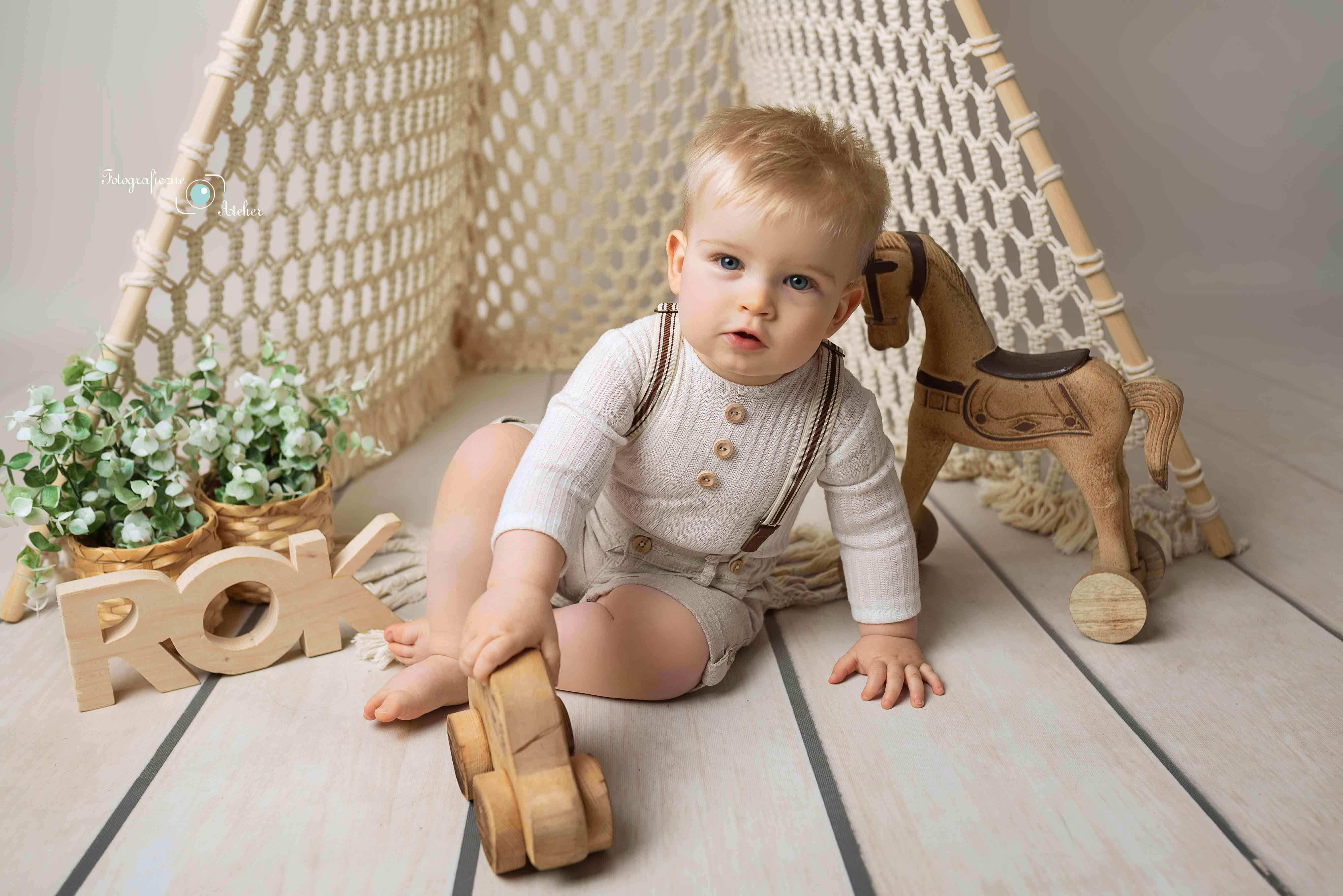 sesja roczkowa w studio Poznań