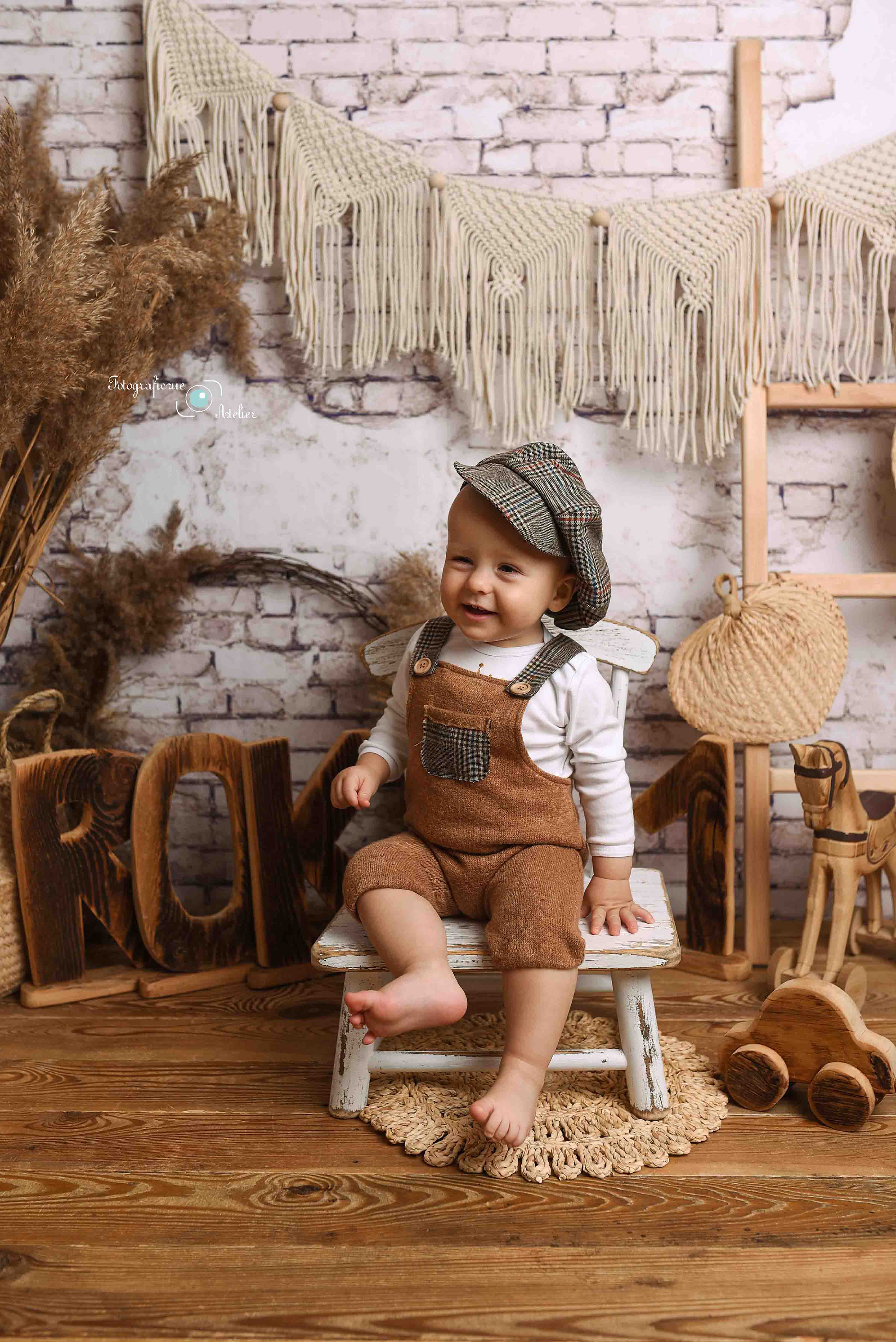 boho sesja na roczek Poznań