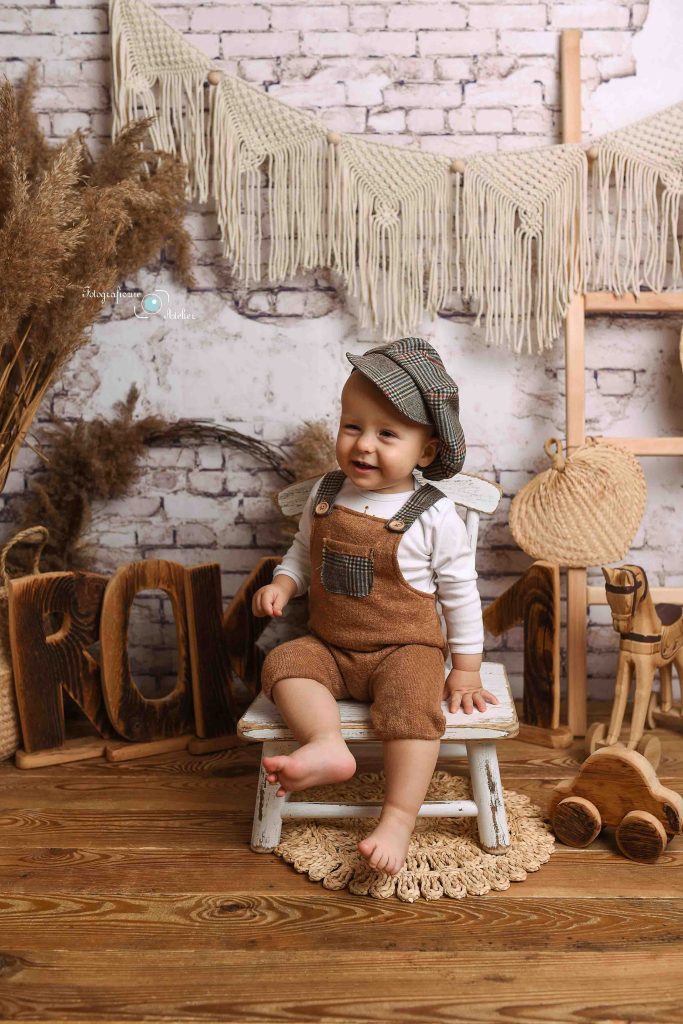 boho sesja na roczek Poznań