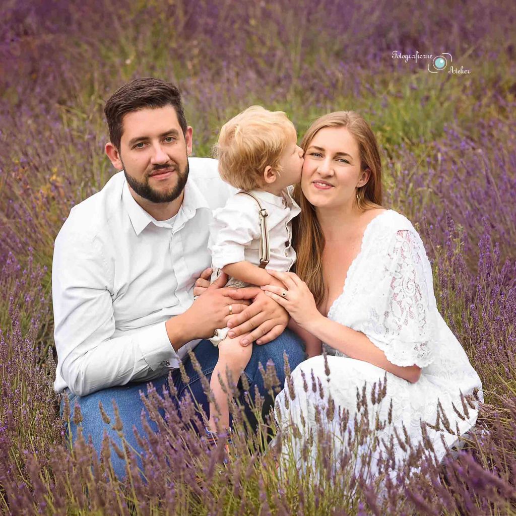 fotografia rodzinna lawenda